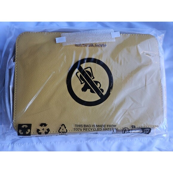 MICHAEL KORS JET SET ITEM EAST WEST SHOULDER CROSSBODY BAG DAISY YELLOW - Picture 2 of 5